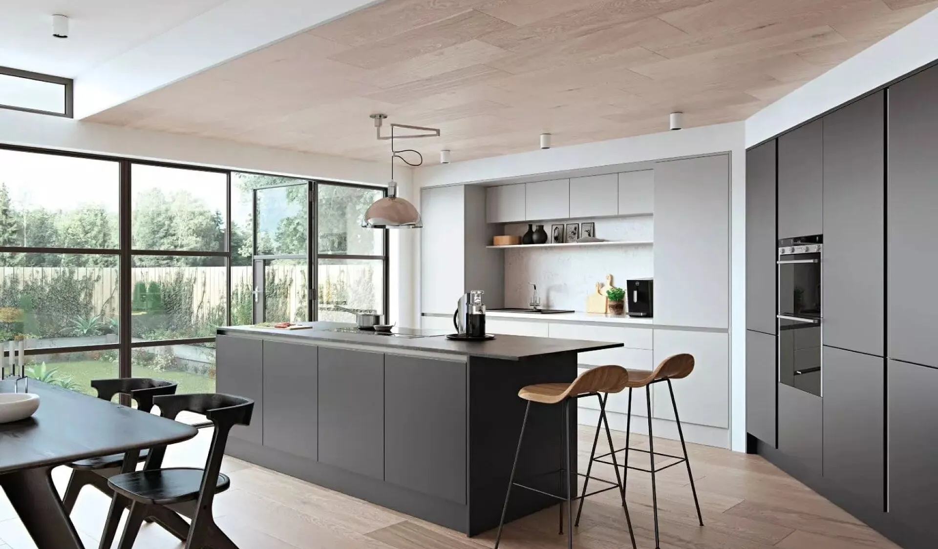 Alku Modern Handleless Matt Ki
