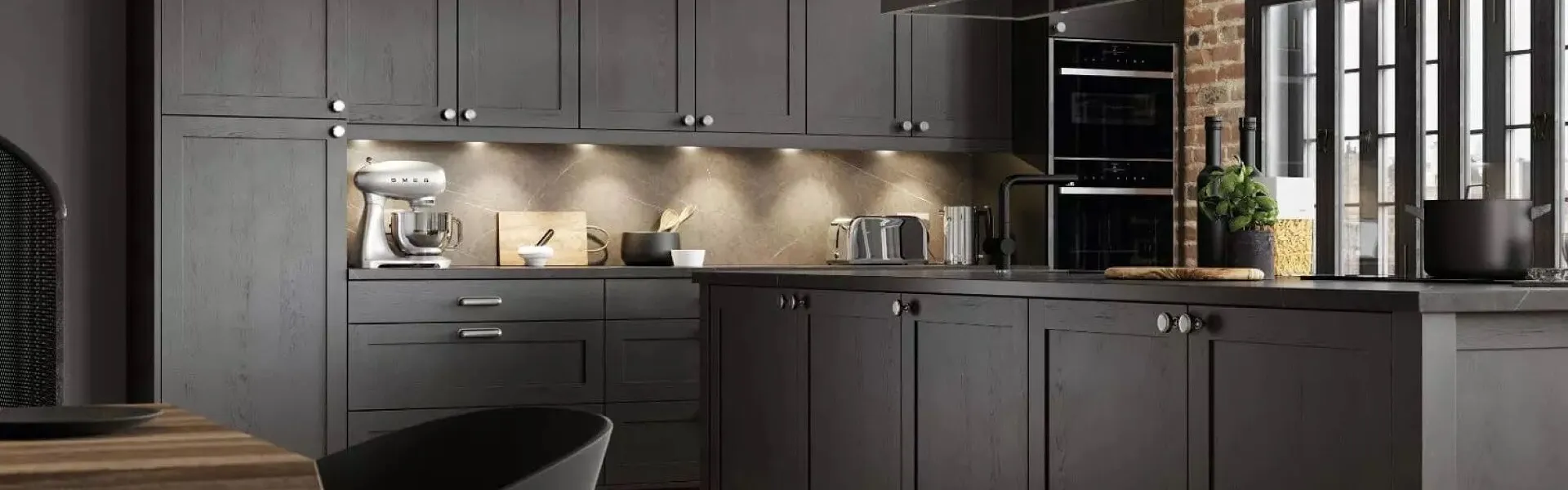 Alku Dark Shaker Kitchen 1