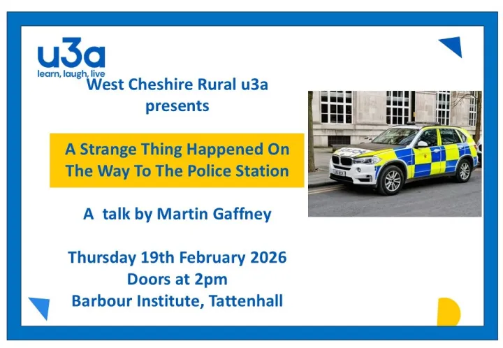 U3a February 2026 Mtg