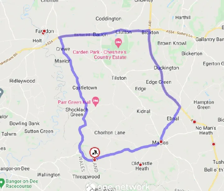 Wrexham Road March 2022
