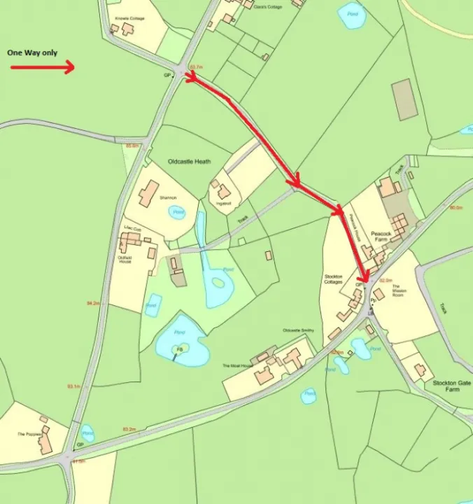 Oldcastle one way system 3