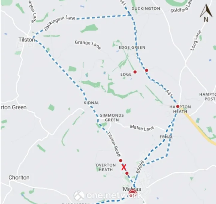 Tilston Road Jan 2023