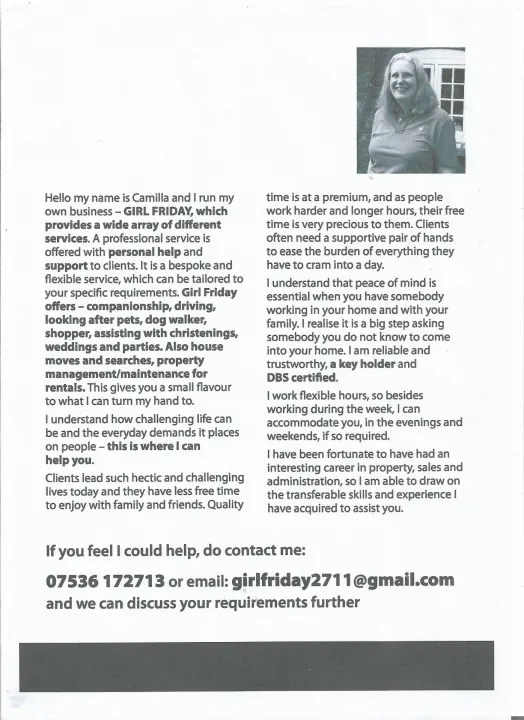 Editorial Girl Friday