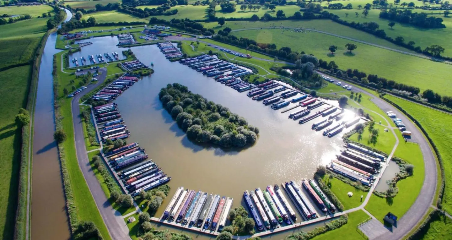 Overwater marina