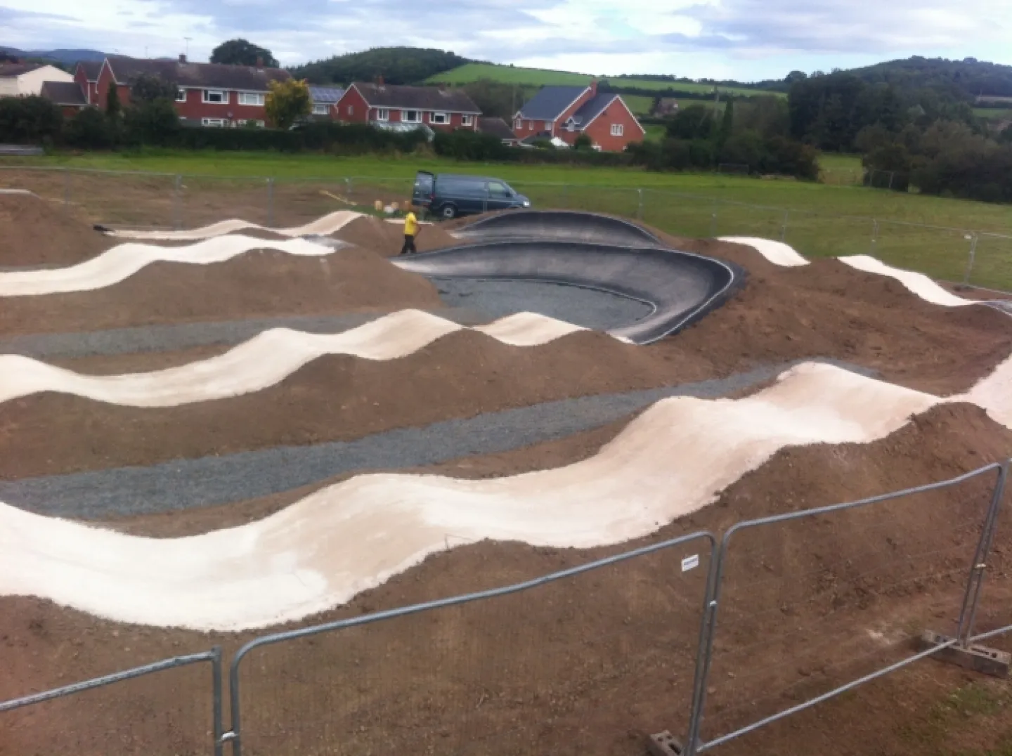 Craven Arms BMX track side view