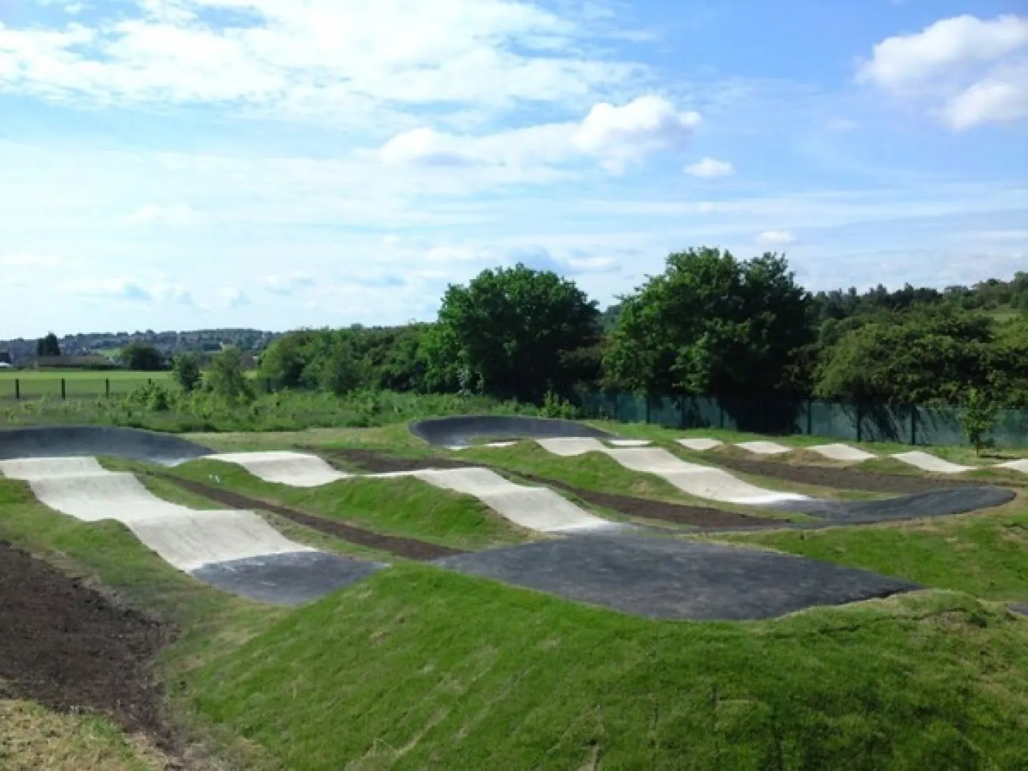 Burnwood school pump track