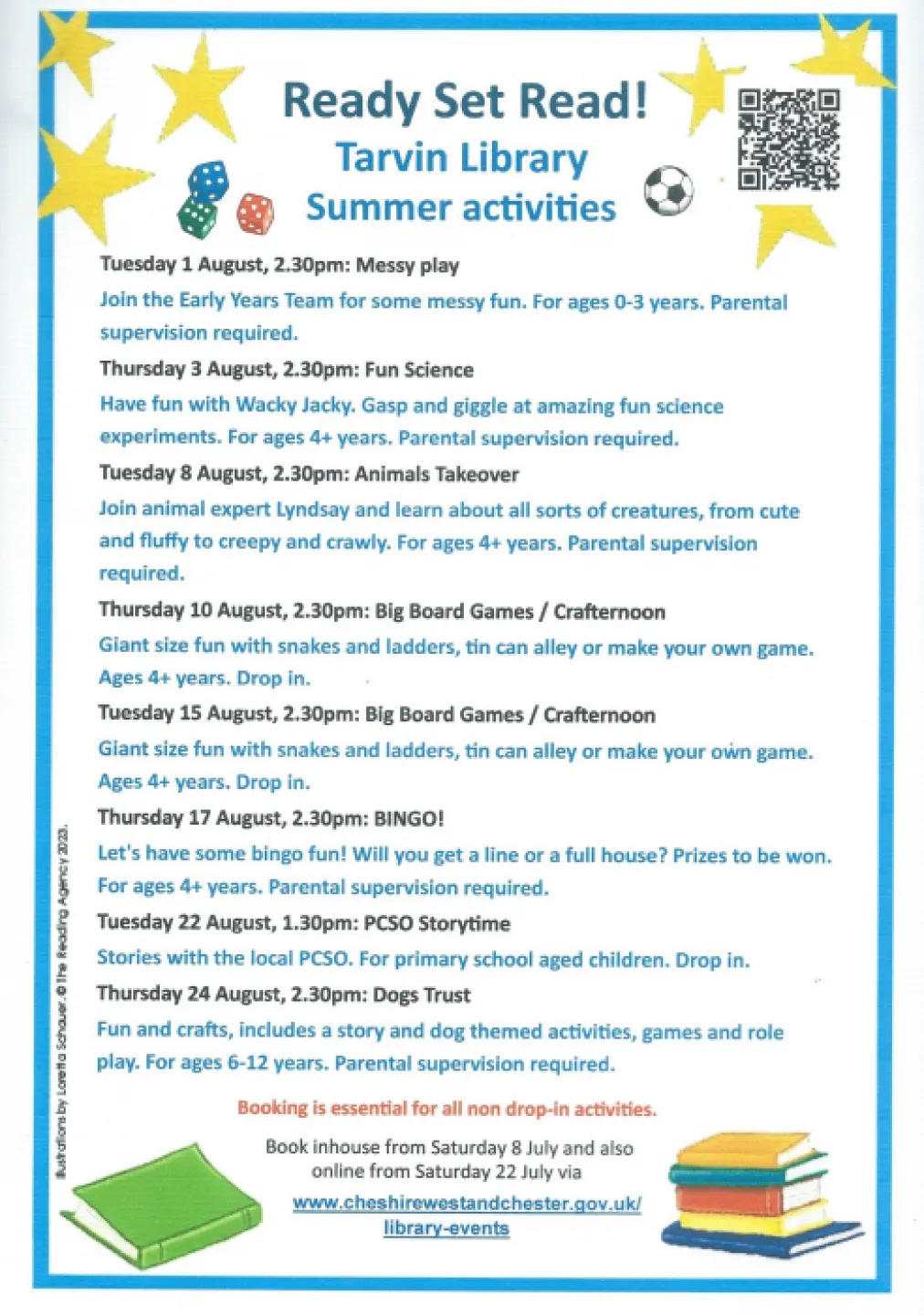 Tarvin Library Summer Activities 2023 PhotoScan