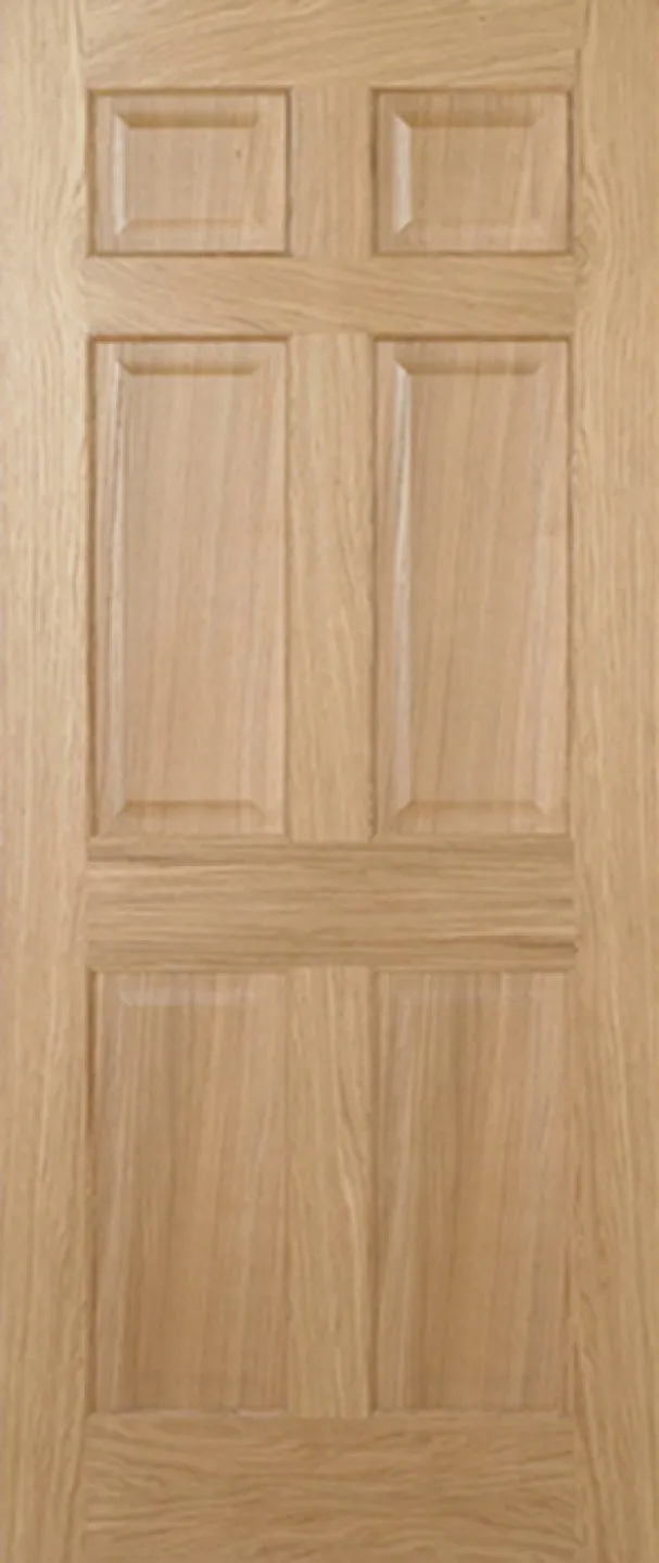 Oak Regency 6P Equal Panel