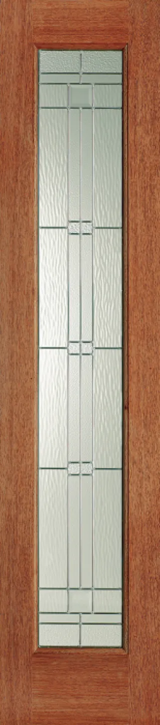 Hardwood Sidelight Glazed 1L Elegant