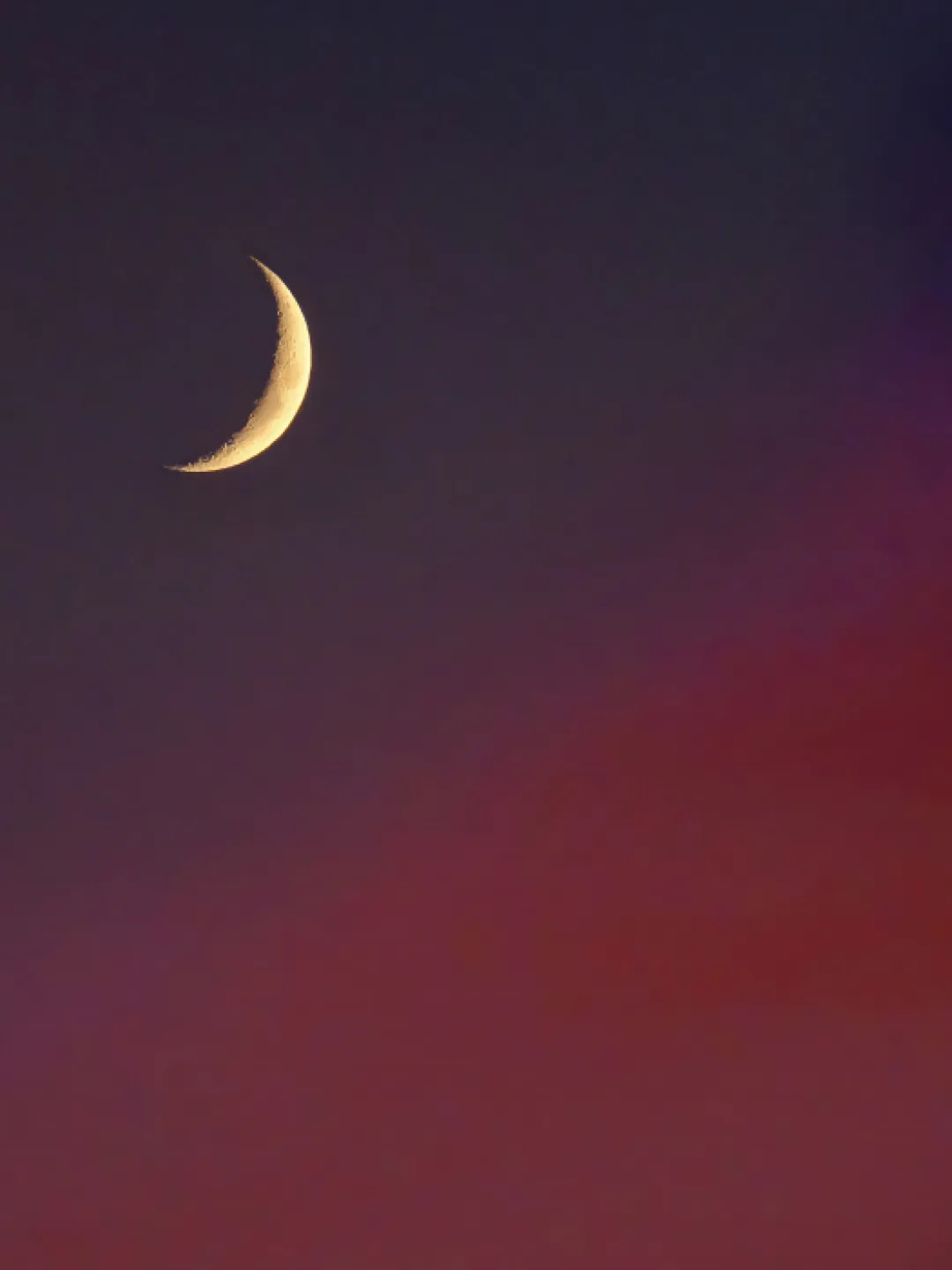 Crescent moon