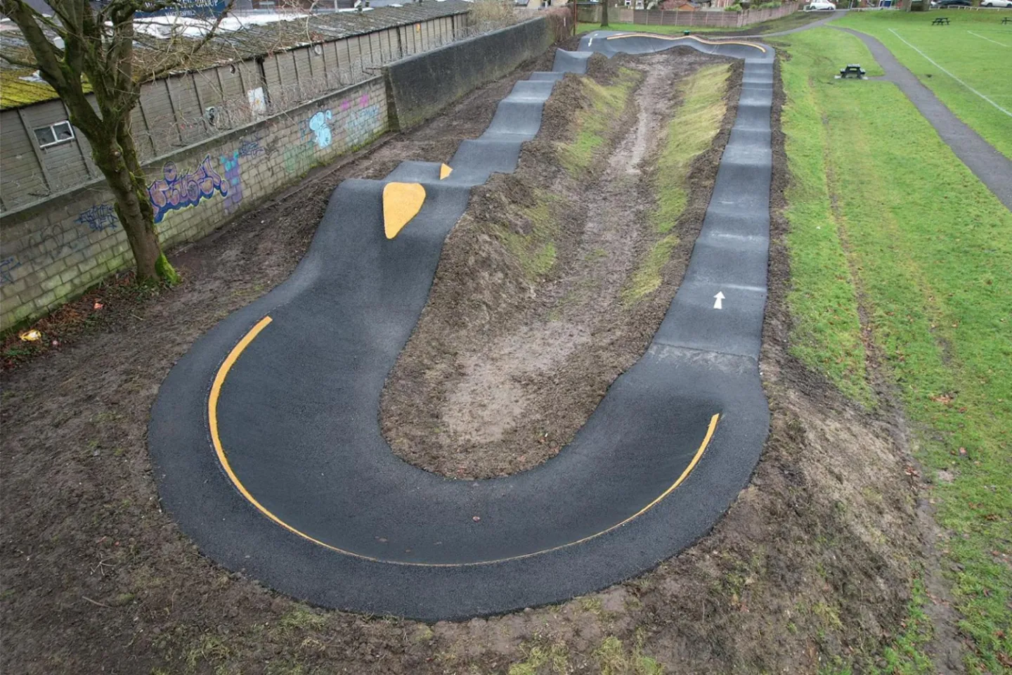 Windmill Street Pump Track corner