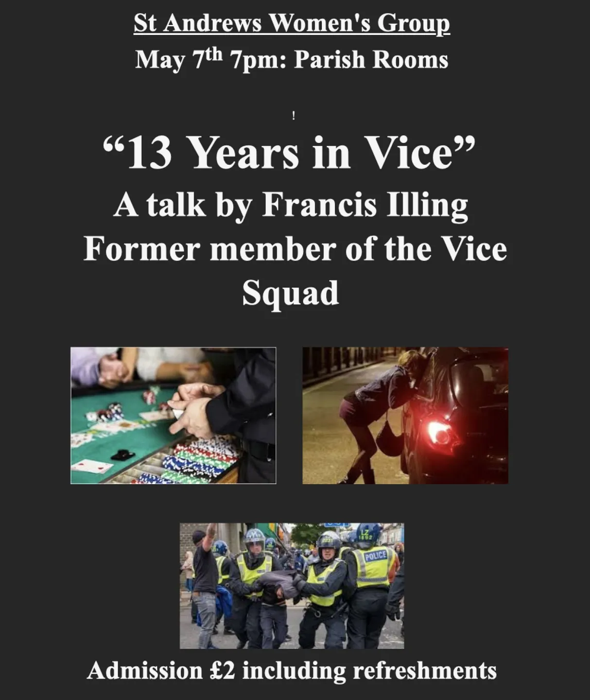 St Andrews Womens Group -13 Years in Vice