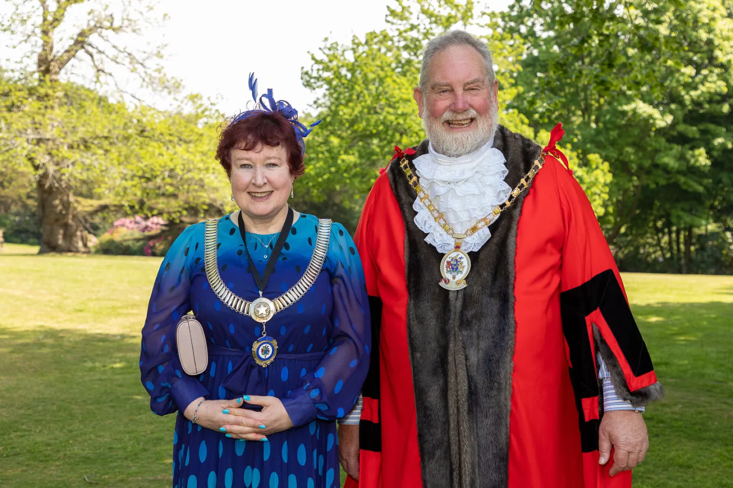 Mayor of Cheshire East Cllr David Edwardes (Right)