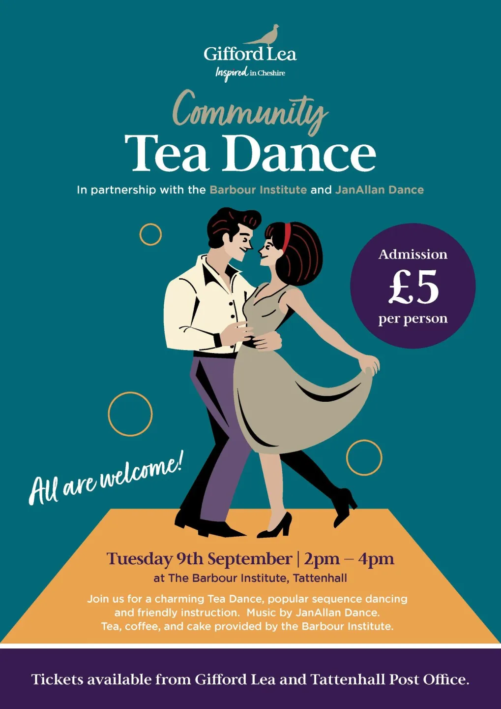 Tea Dance 9 Sept