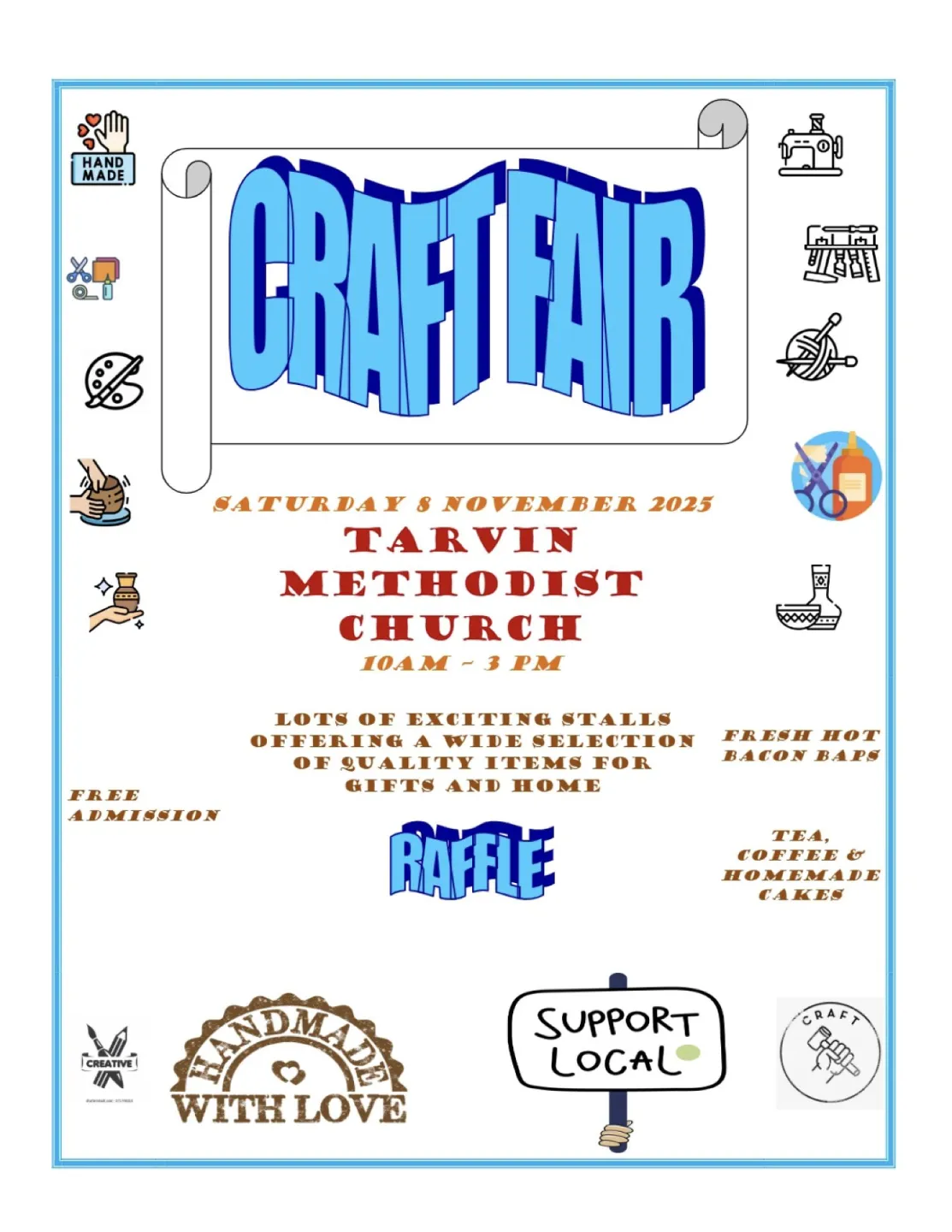 Craft Fair poster 2025