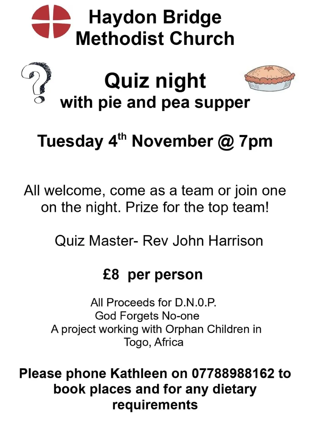 Quiz Night : November 2025