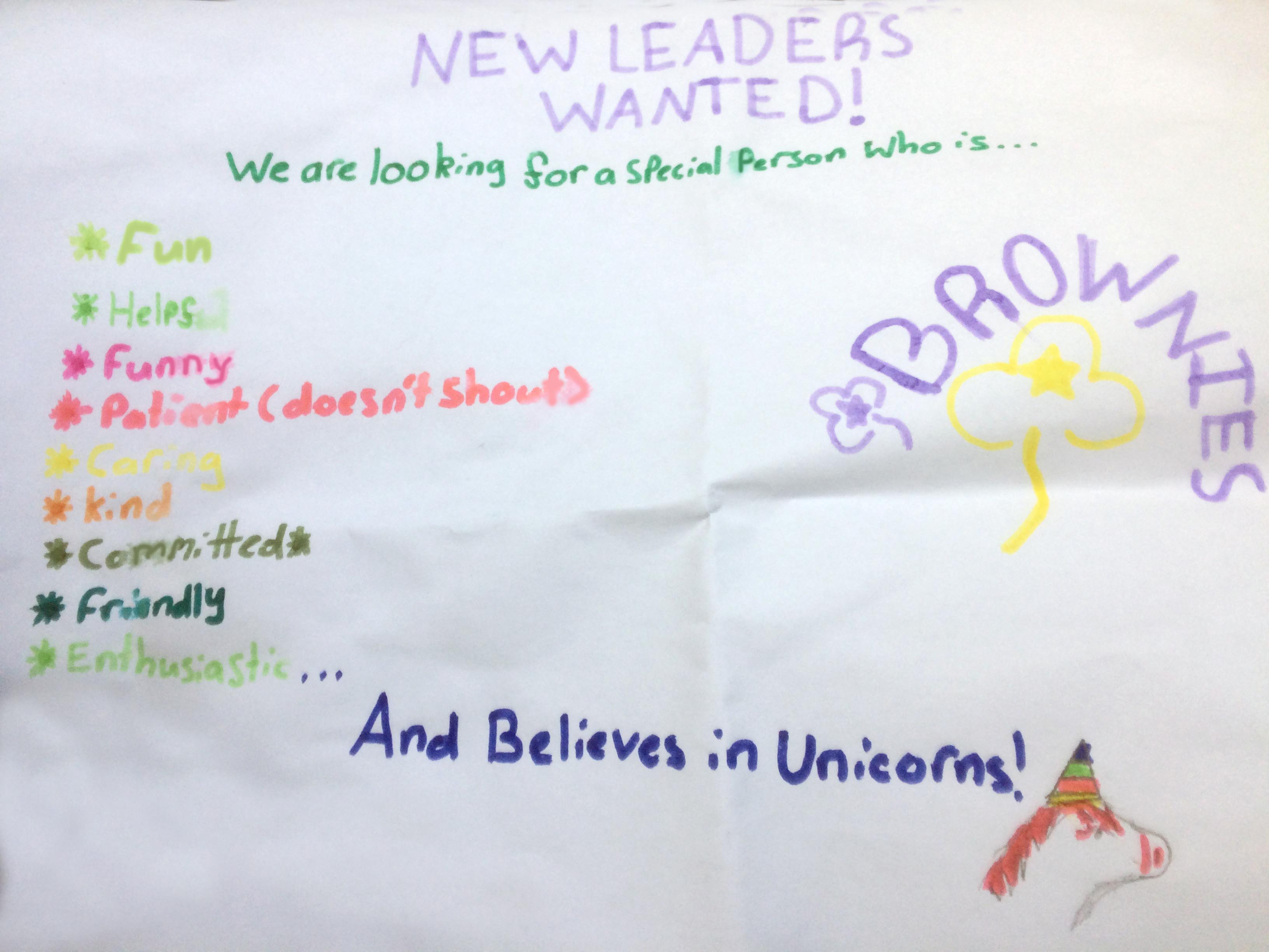 Brownie poster copy