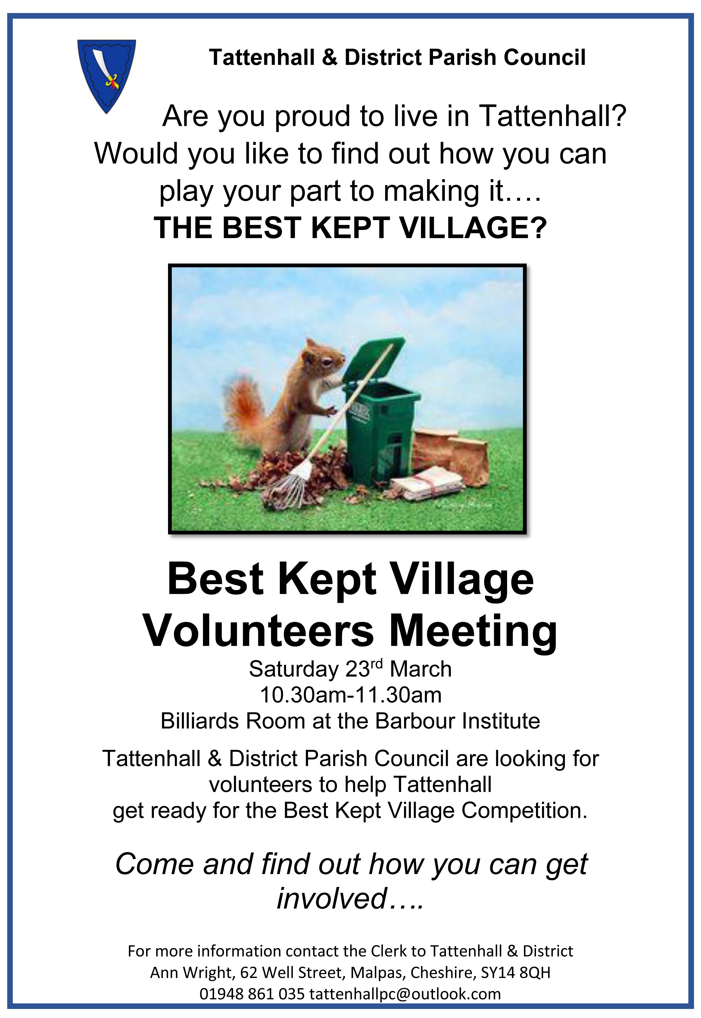 Volunteers meeting