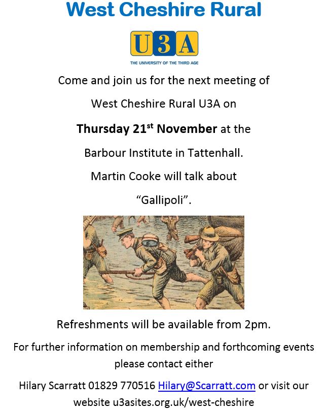 U3A Nov 2019