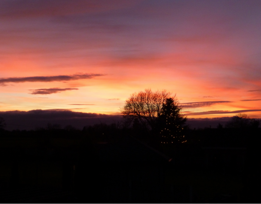 Sunset over Buerton