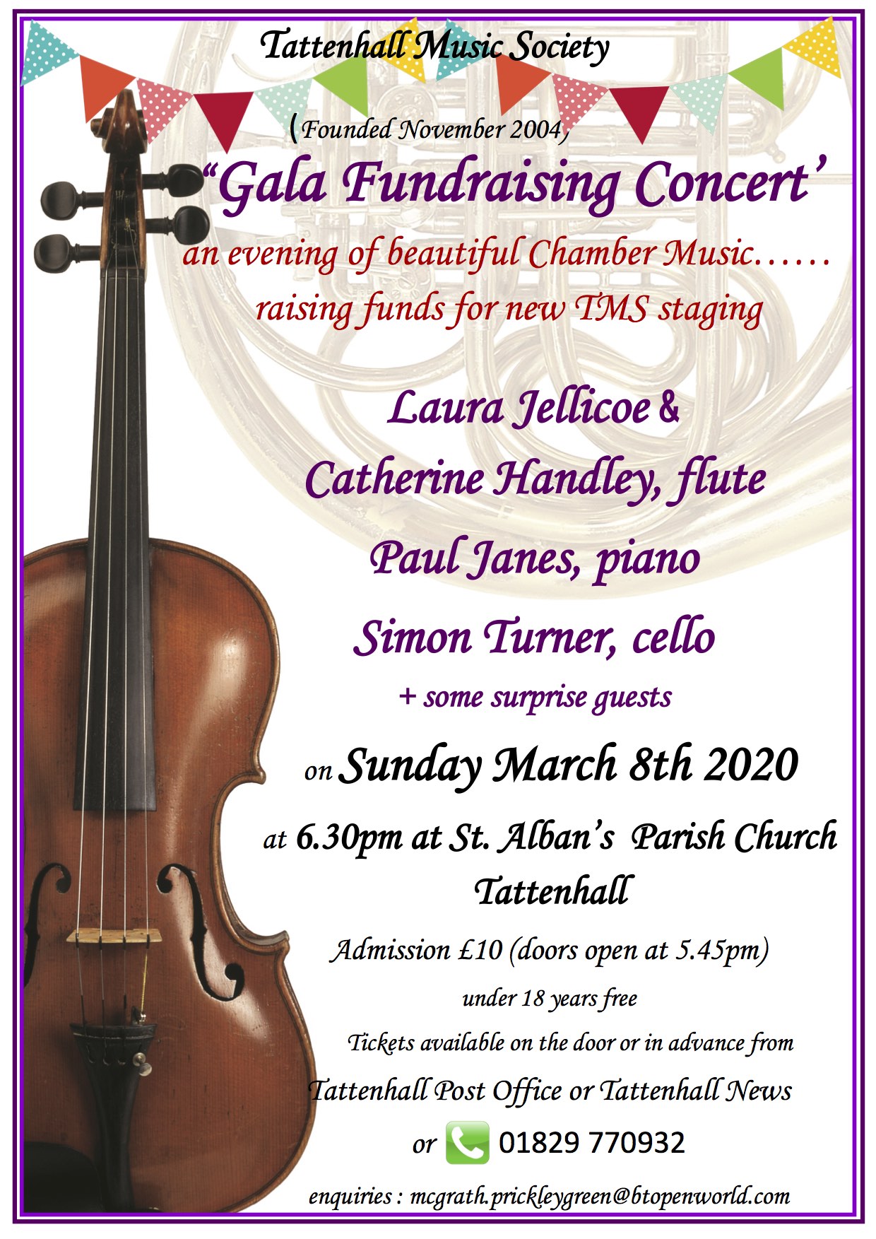 Tms Gala Concert Poster 8/3/20