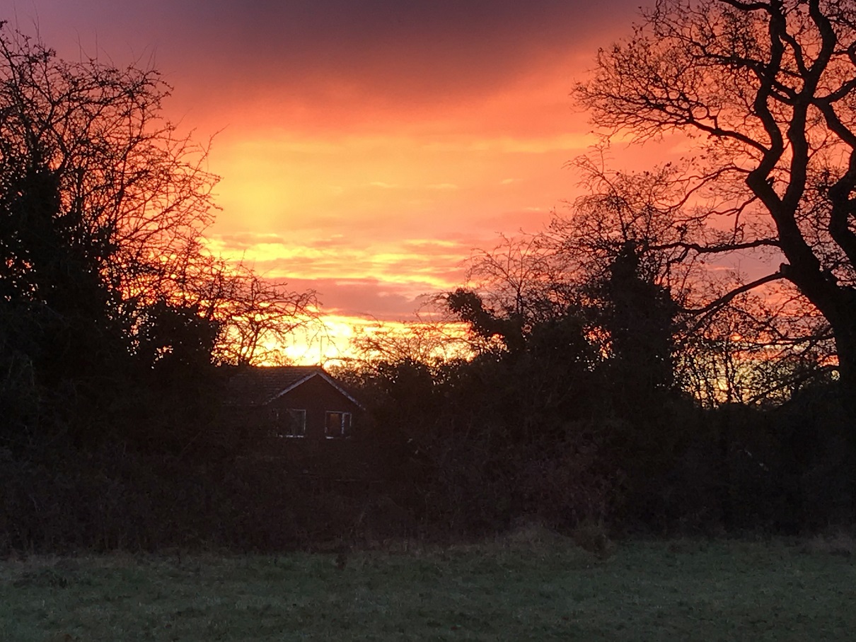 Sunrise on Tuesday