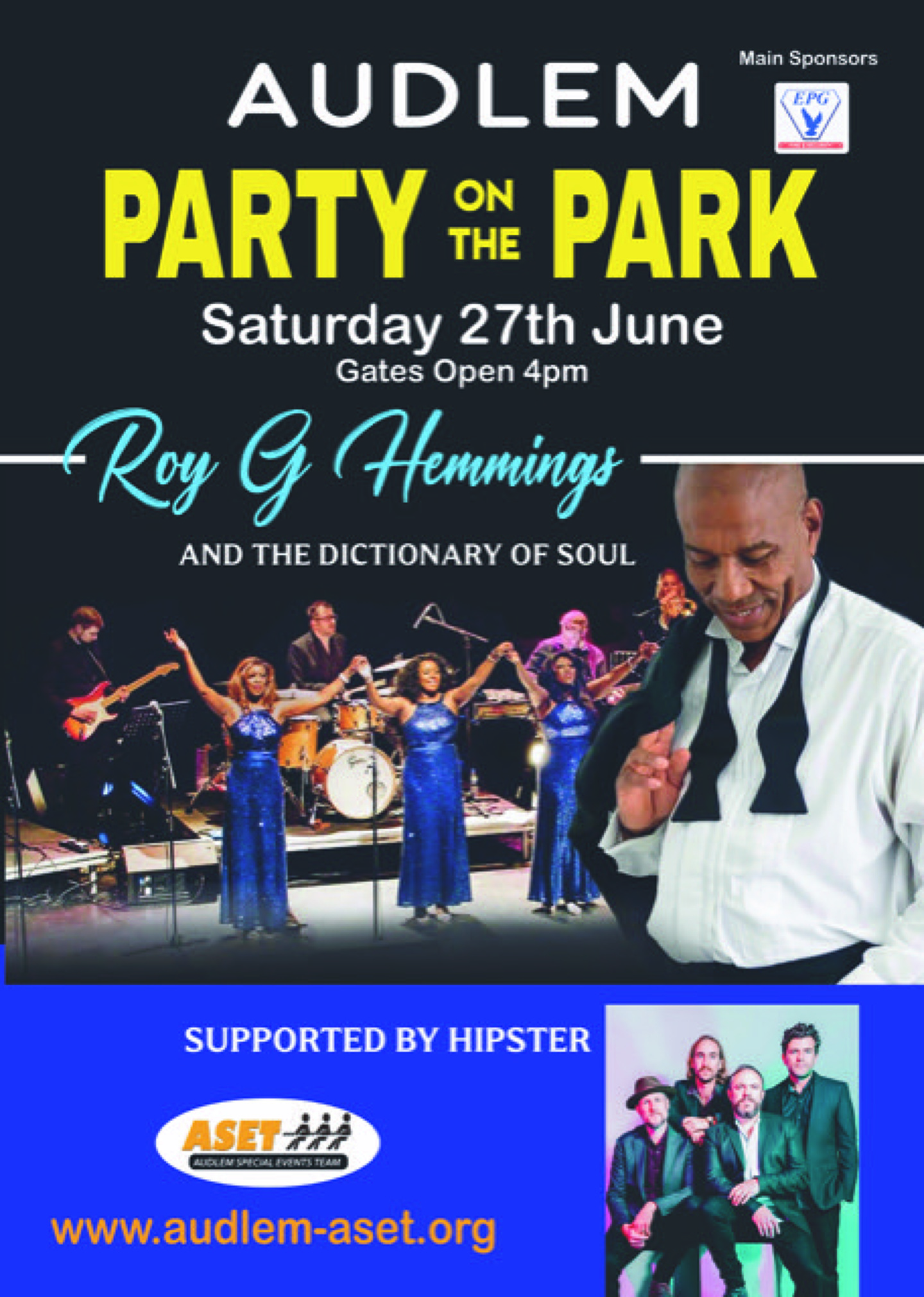 Party on the Park 2026 &ndash; Roy G Hemmings
