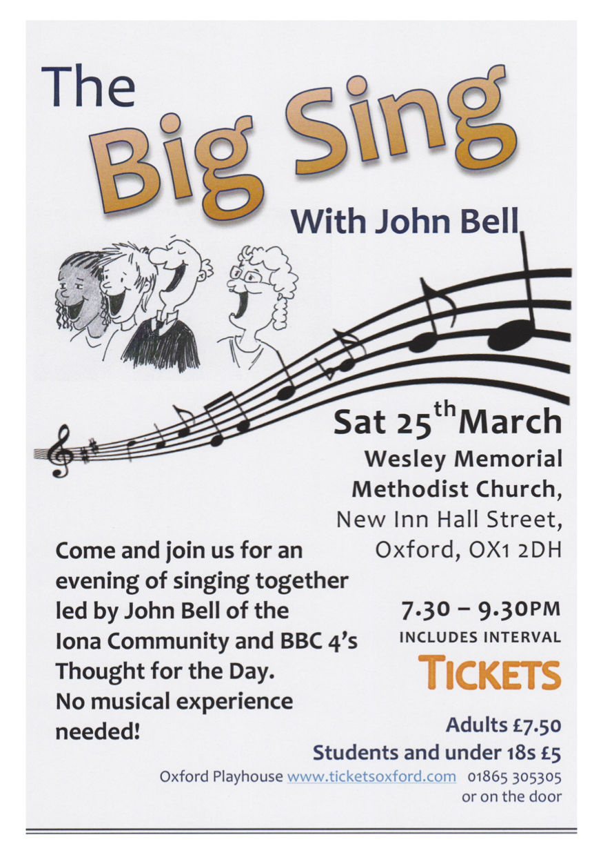 Big Sing Flyer