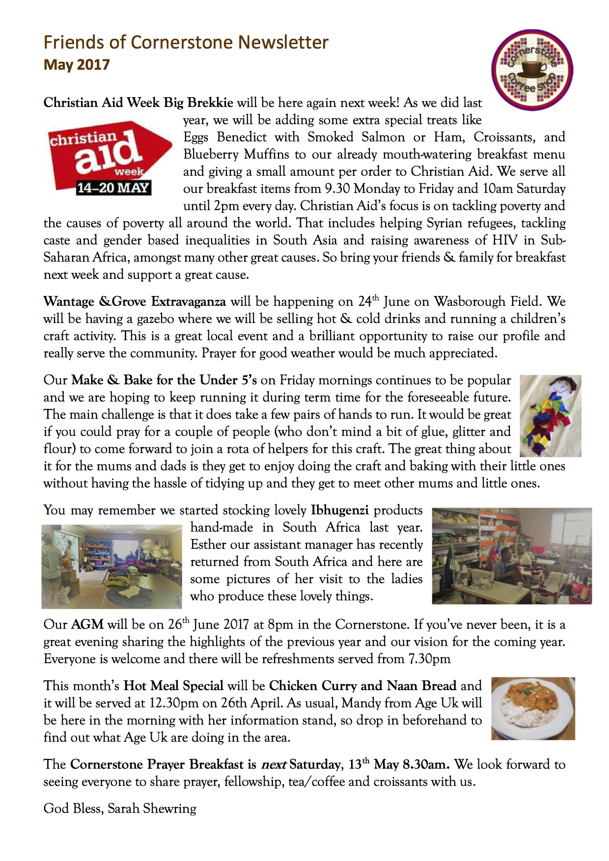 Friends Newsletter May 2017