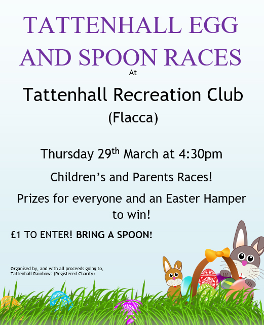 Egg And Sppon Race Poster 2018