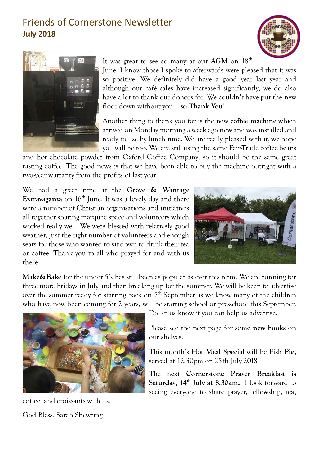 Friends Newsletter July 18