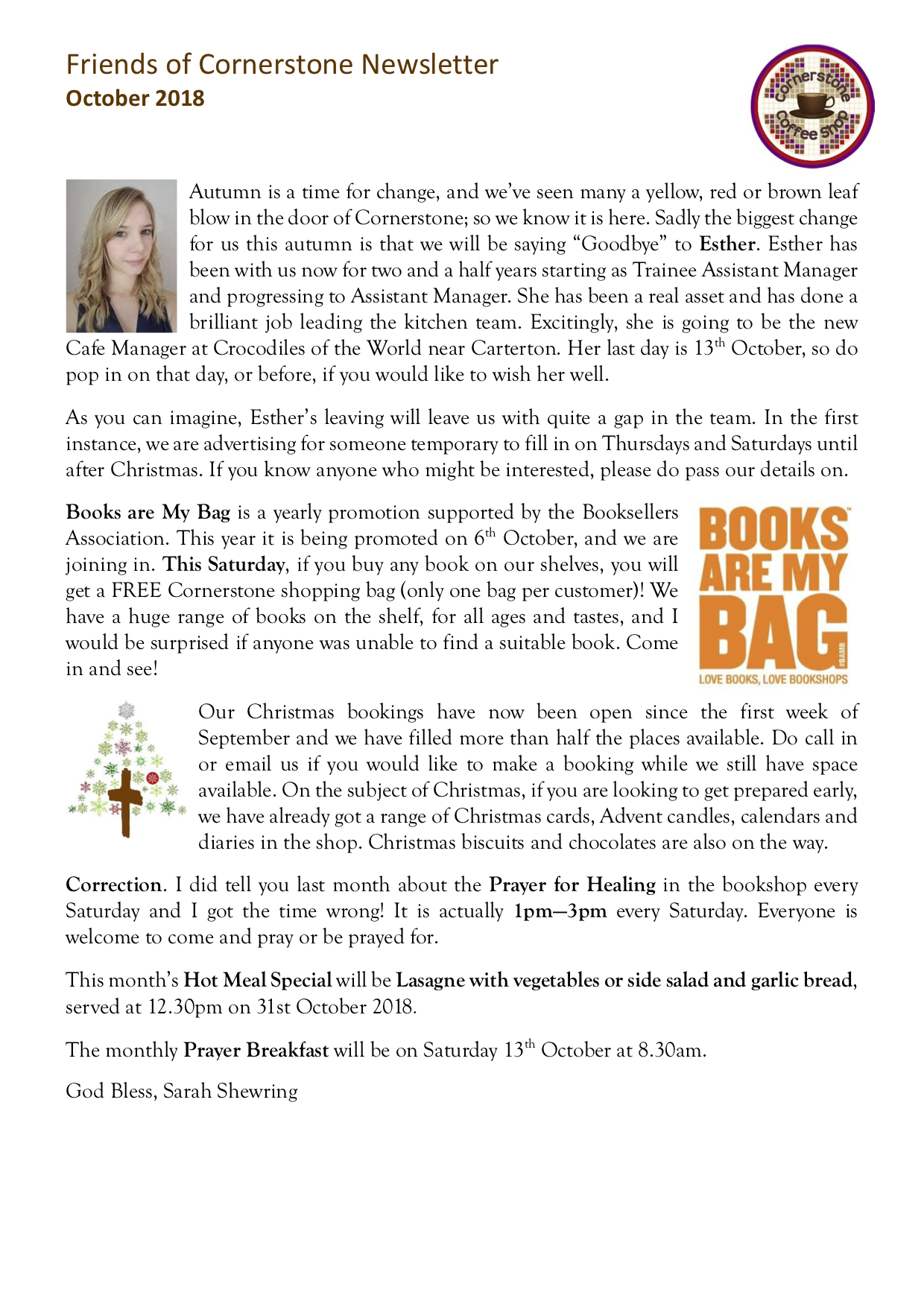 Friends Newsletter October 2018