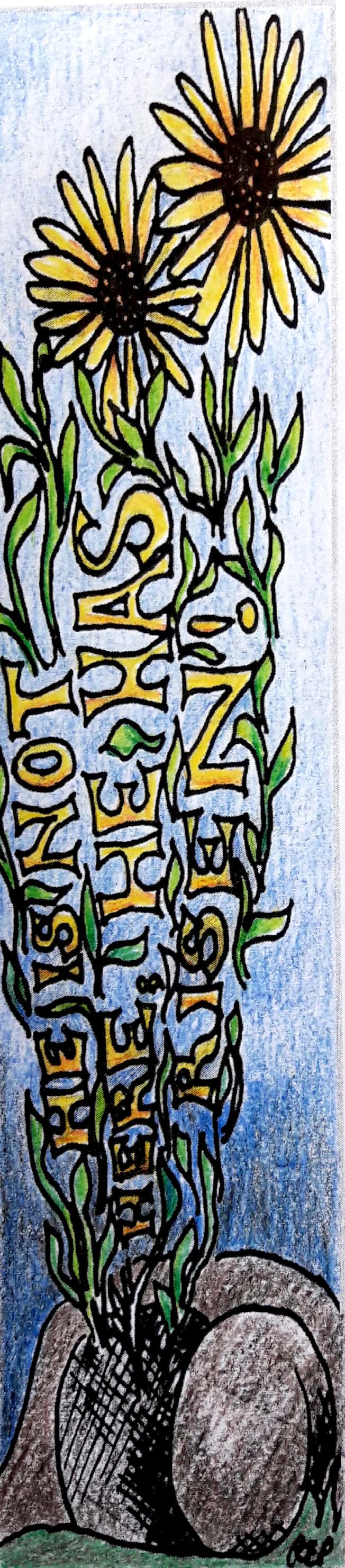 Bookmark – coloured