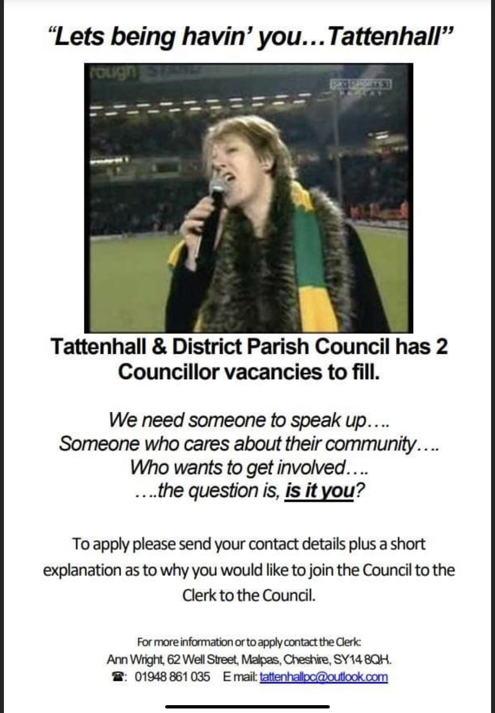 Councillors Wanted