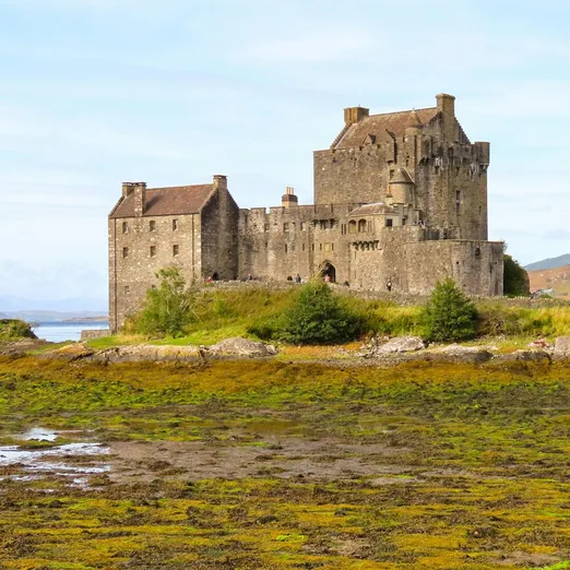 Eilean Donan Castle surrounded by stunning