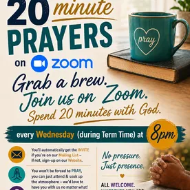 20 Minute Prayers On Zoom &ndash; May 26