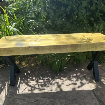 Wooden Sleeper Bench – Items for sale