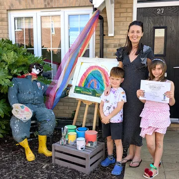Powell Family Voted No 2 Most Popular Scarecrow 20