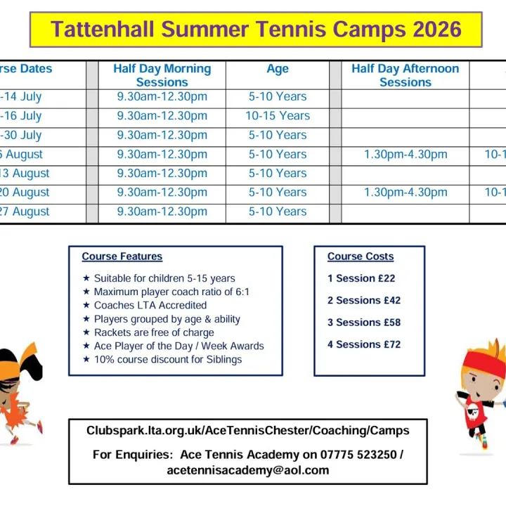 Tattenhall Online &ndash; Tattenhall Summer Holiday Cour