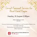 Circuit Farewell Service David Payne 16.08.2026
