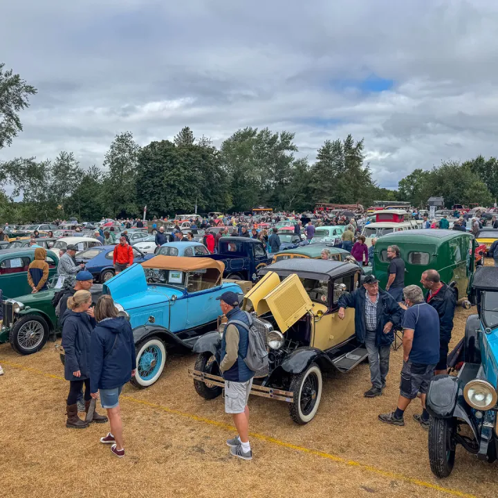 Vehicles On Display On Audlem Playing Field (1)
