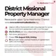 District Missional Property Manager Advert