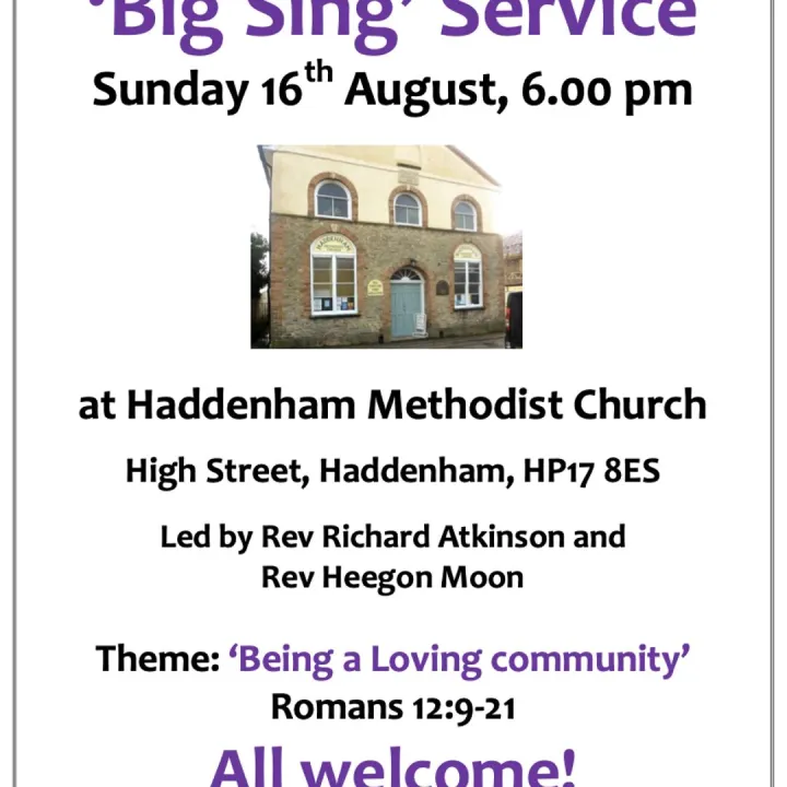 Haddenham Big Sing 16th August 2026