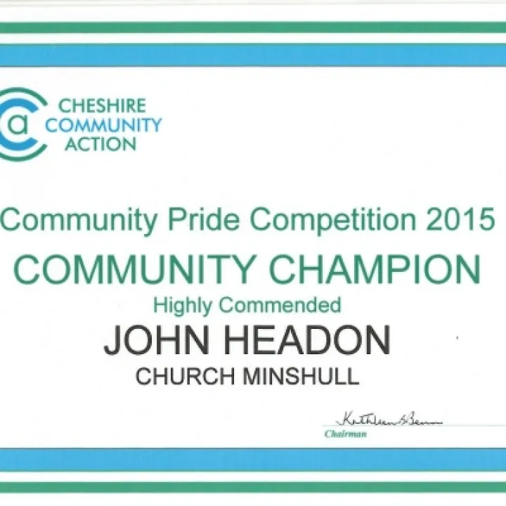 Community Champion cert