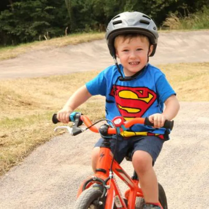 Enjoying the BMX