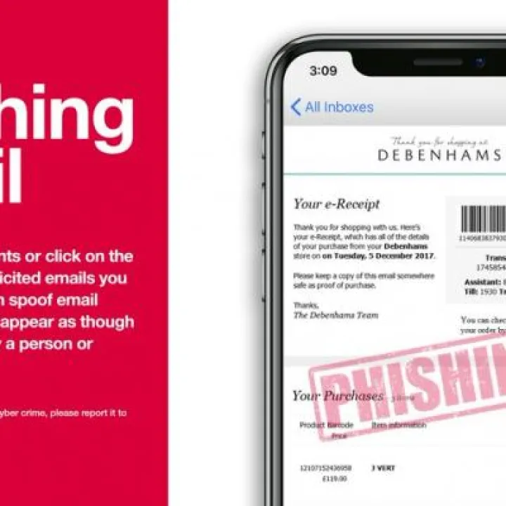 Debenhams e-receipt