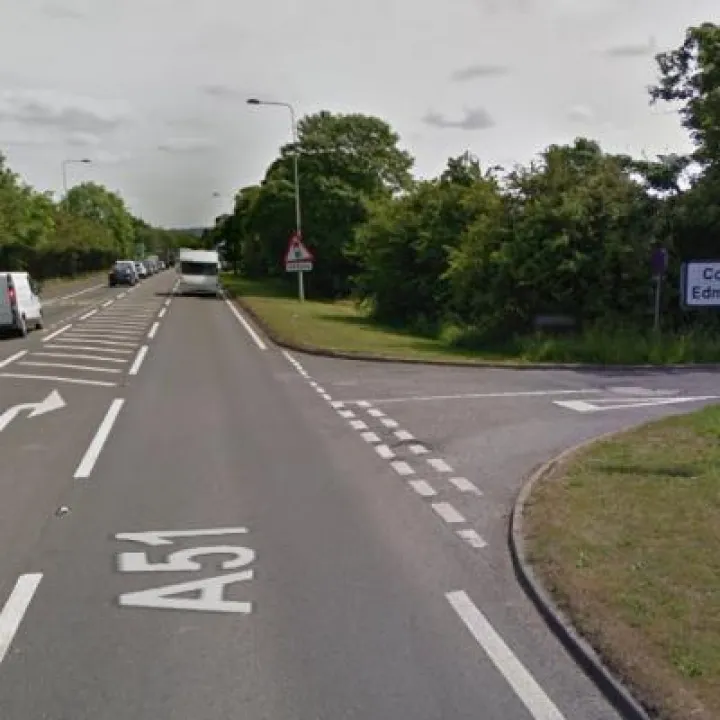 A51 Approaching Stamford Bridge from Chester