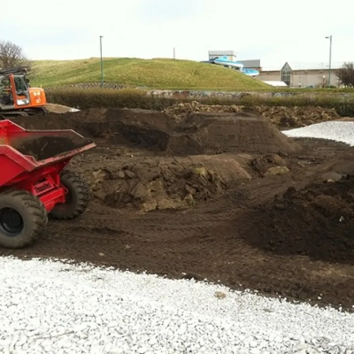 Transition Extreme skatepark earthworks