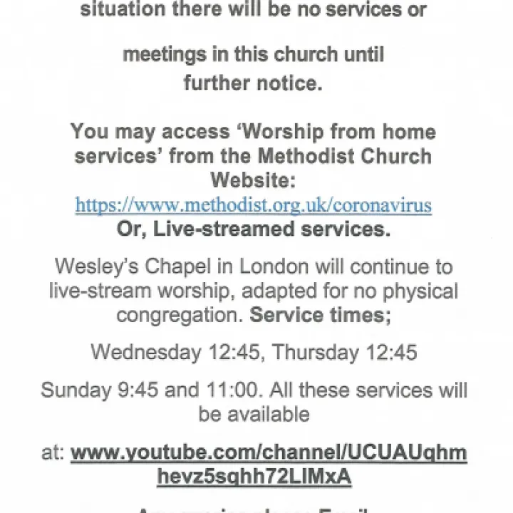 Church worship and meetings.