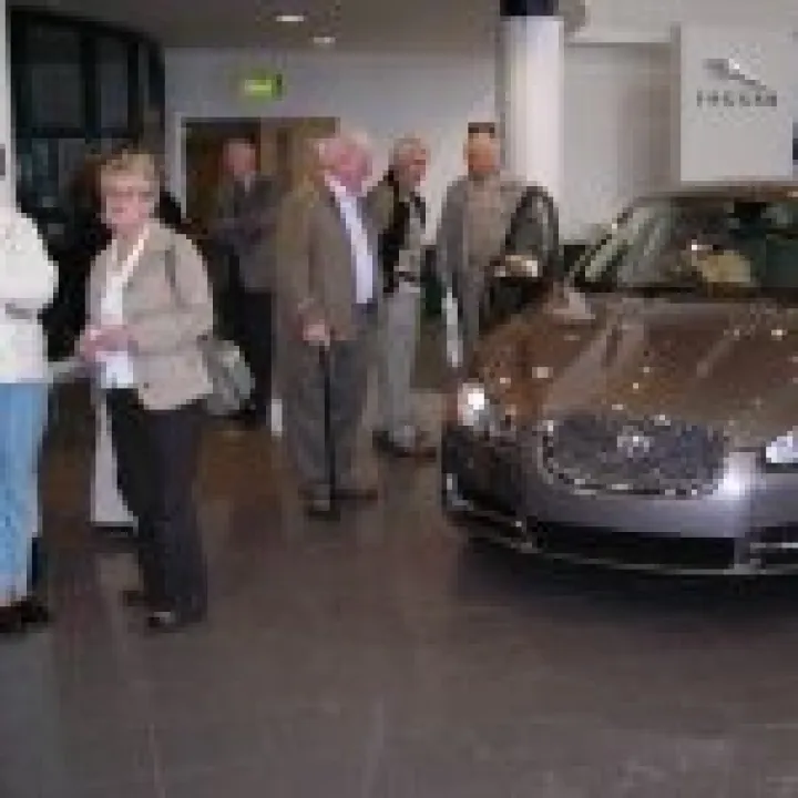 Jaguar showroom